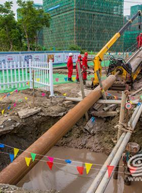 杭州燃?xì)鉃I江二通道穿越錢塘江 將為濱江、蕭山北及亞運場館供氣